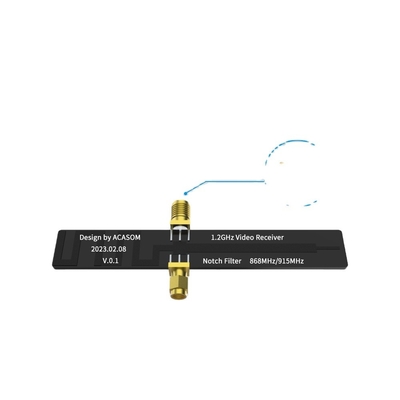 تحسين الفيديو الخاص بك 1.2GHz VRX مرشح فجوة ل 868/915MHz في متلقي 1.2-1.3GHz