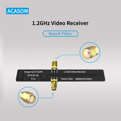 تحسين الفيديو الخاص بك 1.2GHz VRX مرشح فجوة ل 868/915MHz في متلقي 1.2-1.3GHz