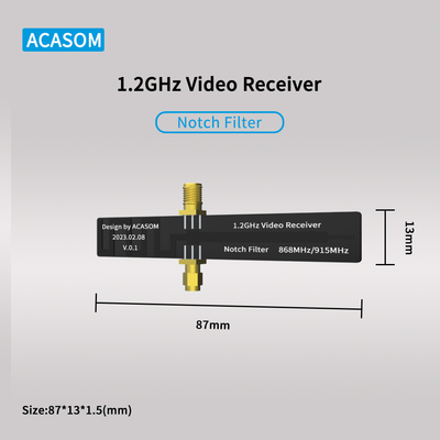 تحسين الفيديو الخاص بك 1.2GHz VRX مرشح فجوة ل 868/915MHz في متلقي 1.2-1.3GHz