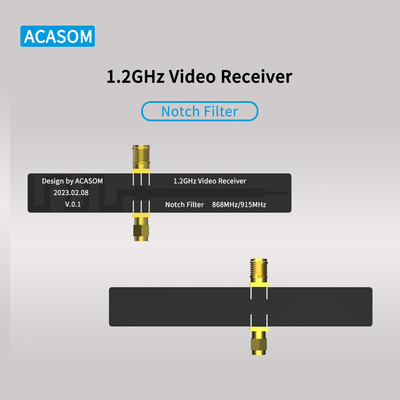 القضاء على التداخلات 1080 ميغا هرتز مرشح فجوة النطاق لقطع الطائرات بدون طيار 868/915GHz