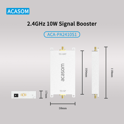 مكبر إشارة الطائرات بدون طيار 2.4GHz 10w 20w 40w 100w مكبر مع وظيفة التشويش
