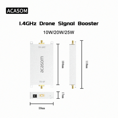 كفاءة 45٪ 40dBm 1.4GHz وحدة مكبر RF ثنائية الاتجاه للموسع اللاسلكي
