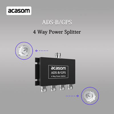 مقسم طاقة 4 طرق لإشارات ADS-B و GPS 800-2150MHz N