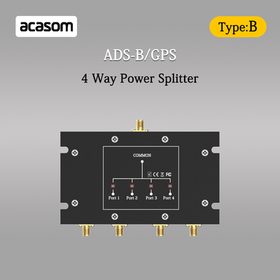 مقسم طاقة 4 طرق لإشارات ADS-B و GPS 800-2150MHz N
