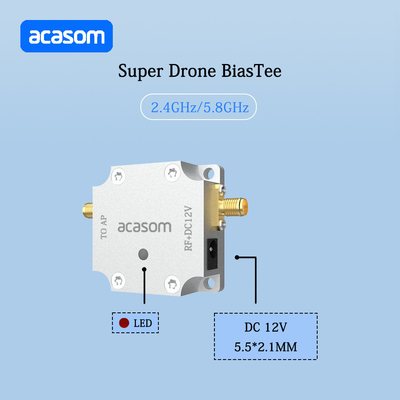 سلسلة الطائرات بدون طيار فائقة DC 12V Bias Tee لـ 2.4GHz Amplifier Transfer Power Supply Module