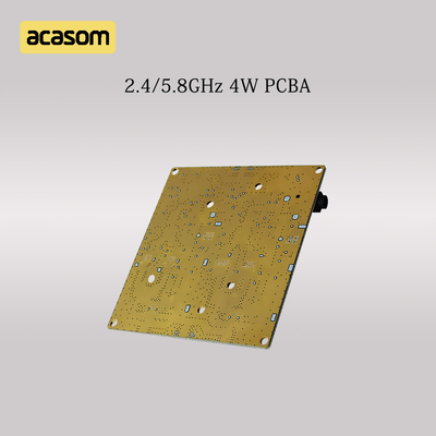 مجموعة مزدوجة 5.8GHz و 2.4GHz مكبر إشارة الراديو الراديوي 4W 36dBm لوحة PCBA لDC 12V