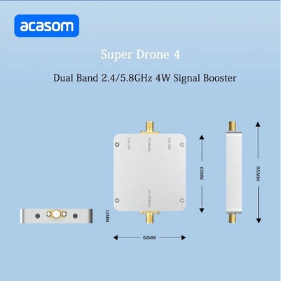 4W 36dBm مكبر طائرات بدون طيار مزدوج النطاق 2.4 5.8 GHz تردد RX و TX قناة مزدوجة