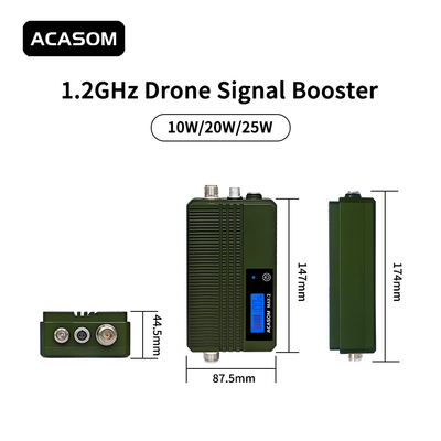 MAX-2 في الهواء الطلق 1.2GHz 10W مكبر إشارة مكبر إشارة مكبر نطاق طارق 1.2G Image Transmitter