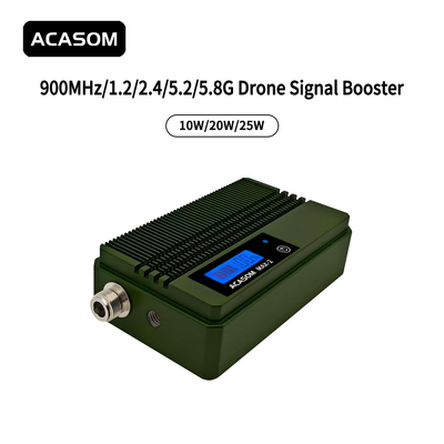 مضاعفات إشارة طائرات بدون طيار متينة 10W 20W 25W من 900MHz إلى 5.8GHz