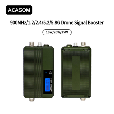 مضاعفات إشارة طائرات بدون طيار متينة 10W 20W 25W من 900MHz إلى 5.8GHz