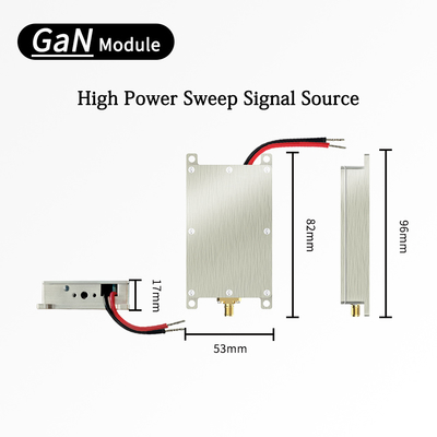 400MHz 500M 50W GAN 450M وحدة التشويش بدون طيار مع قشرة الألومنيوم