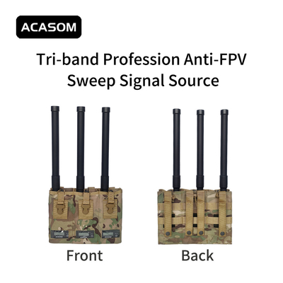 2350MHz-2550MHz 50 واط جهاز التشويش المحمول بدون طيار RF مصدر إشارة عالية الطاقة