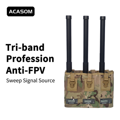 2350MHz-2550MHz 50 واط جهاز التشويش المحمول بدون طيار RF مصدر إشارة عالية الطاقة