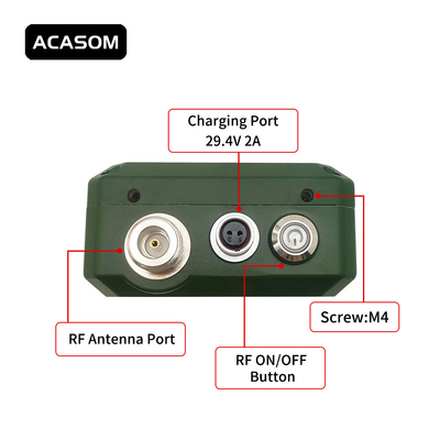 5725MHz-5850MHz الجهاز المحمول للطائرات بدون طيار 5.8G RF Drone Jammer لمضخم الطاقة